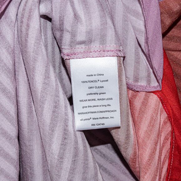 Mara Hoffman Women's Swim Lula Cover Up in Mesa Color Block Size Small - Picture 6 of 10